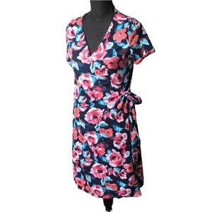 Hello Miz Maternity floral wrap dress